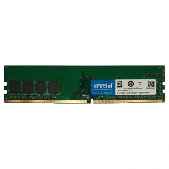 رم دسکتاپ DDR4 تک کاناله 2400 مگاهرتز کروشیال ظرفیت 8 گیگابایت