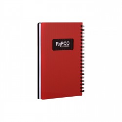 دفترچه یادداشت یک خط متالیک 100 برگ پاپکو